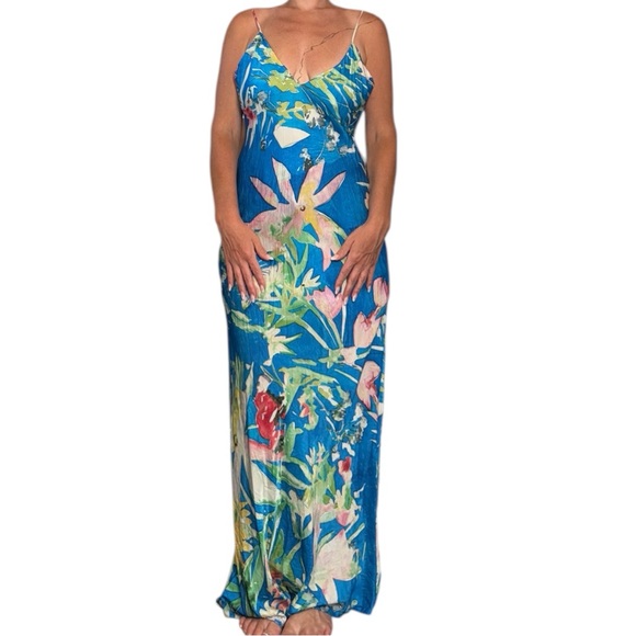 Rat & Boa Floral Scoop Back Maxi Dress